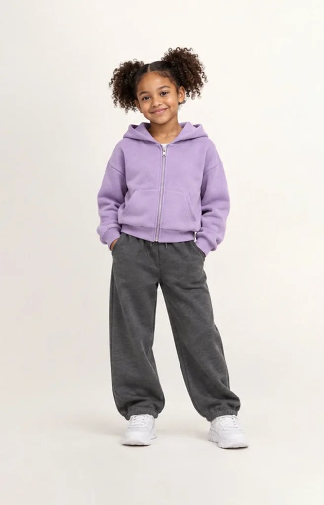 Girls’ Hoodie & Trousers Set – Willow
