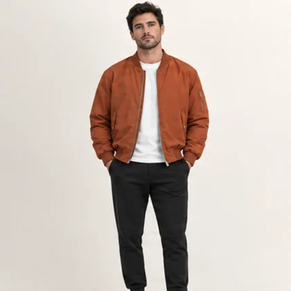 Men’s Essential Bomber Jacket – Axis
