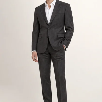 Men’s Pinstripe Suit Set – Prestige
