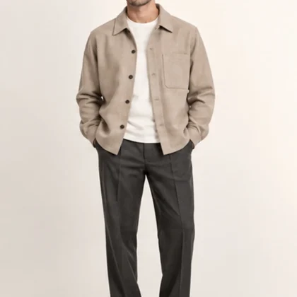 Men’s Relaxed Overshirt Jacket – Framework