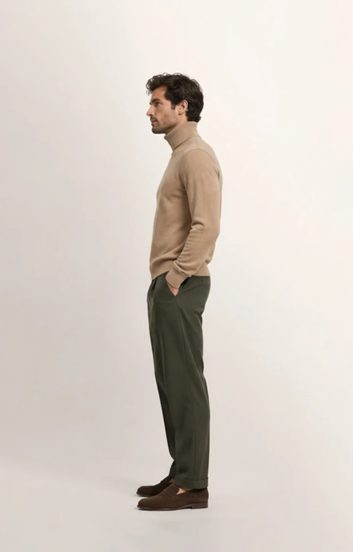 Men’s Refined Turtleneck Sweater – Elevate