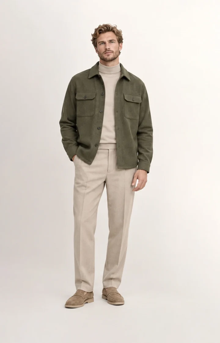 Men’s Utility Overshirt – Field