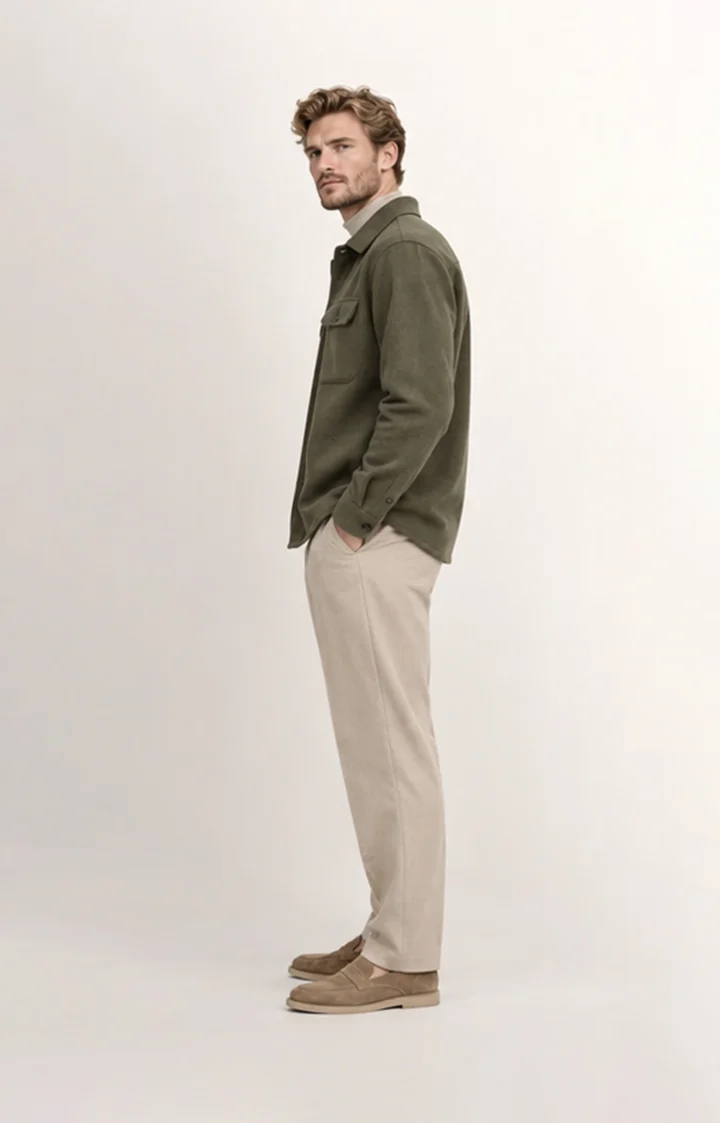 Men’s Utility Overshirt – Field