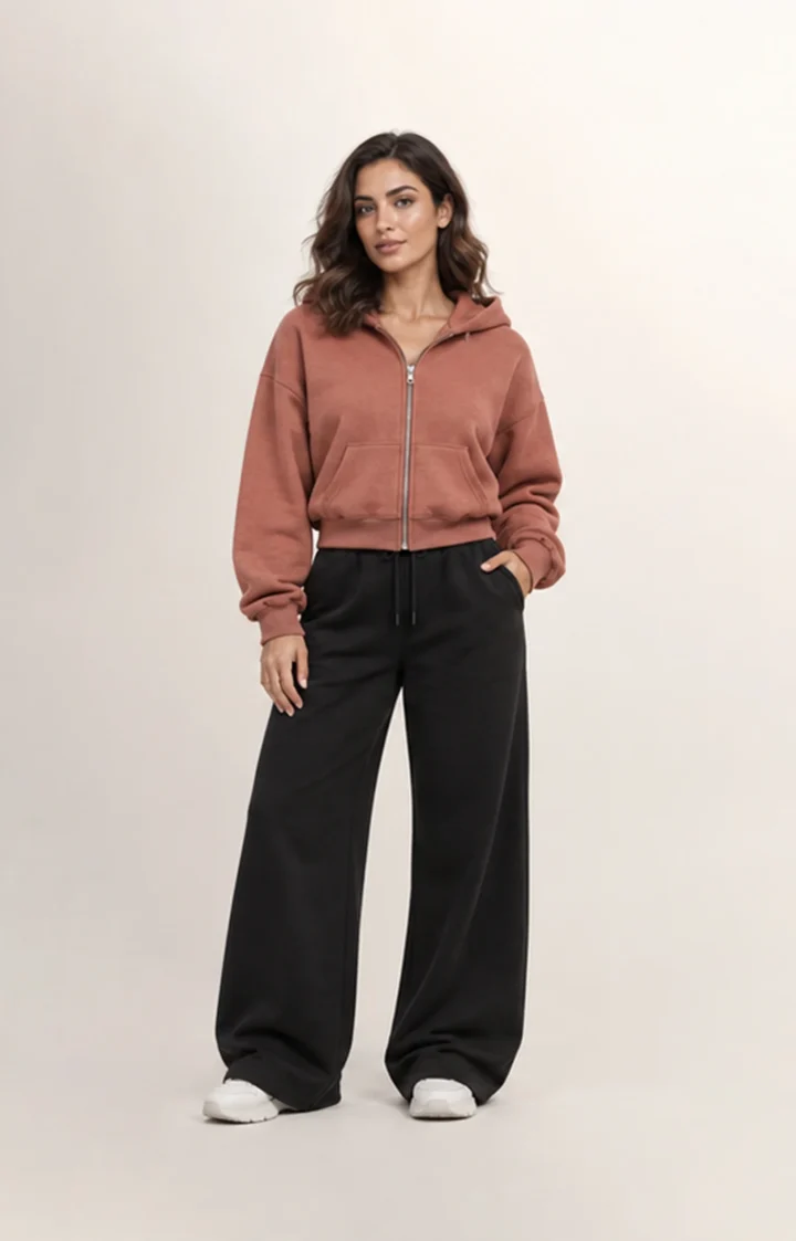 Women’s Zip-Up Hoodie & Trousers – Brooklyn